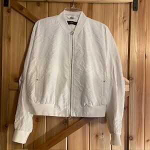 HIGH Everyday Couture Tech Bomber Women's Lightweight Jacket Size 12 Italy